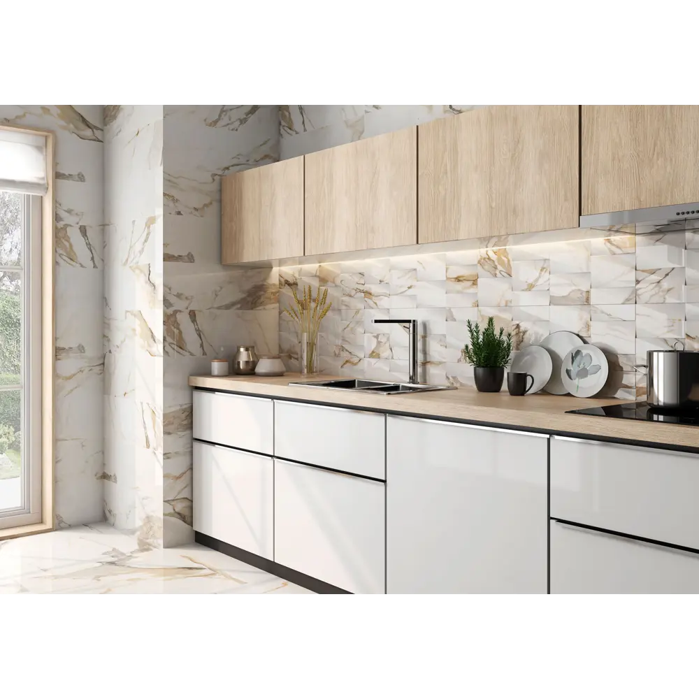 Плитка Argenta Midas Prisma 25x75 см 1.31 м², цвет бежевый 84790575 STLM-2074323 - Вид №2