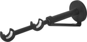 Держатель двухрядный телескопический INSPIRE черный металлический 85186800