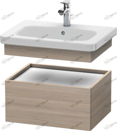 DS628003131 DuraStyle Шкафчик Сосна серебристая, декор Duravit