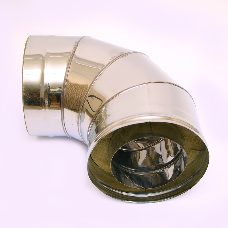 Сэндвич-колено 90" Ferrum Ф180х280 оцинкованная сталь (430/0,5мм) FD08180N4FC - Вид №3