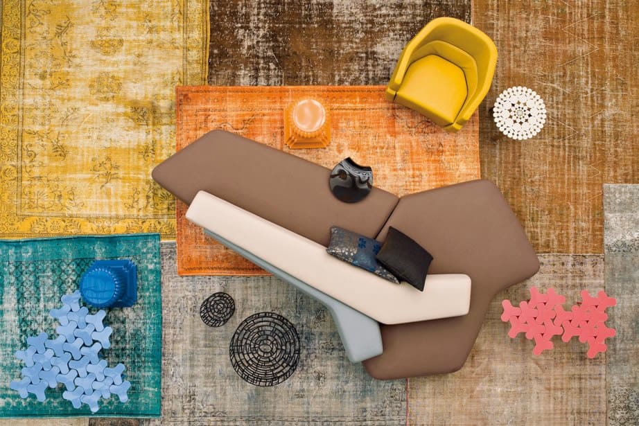 Секционный диван из ткани или кожи MOROSO Rift ARCH-00051039 - Вид №2