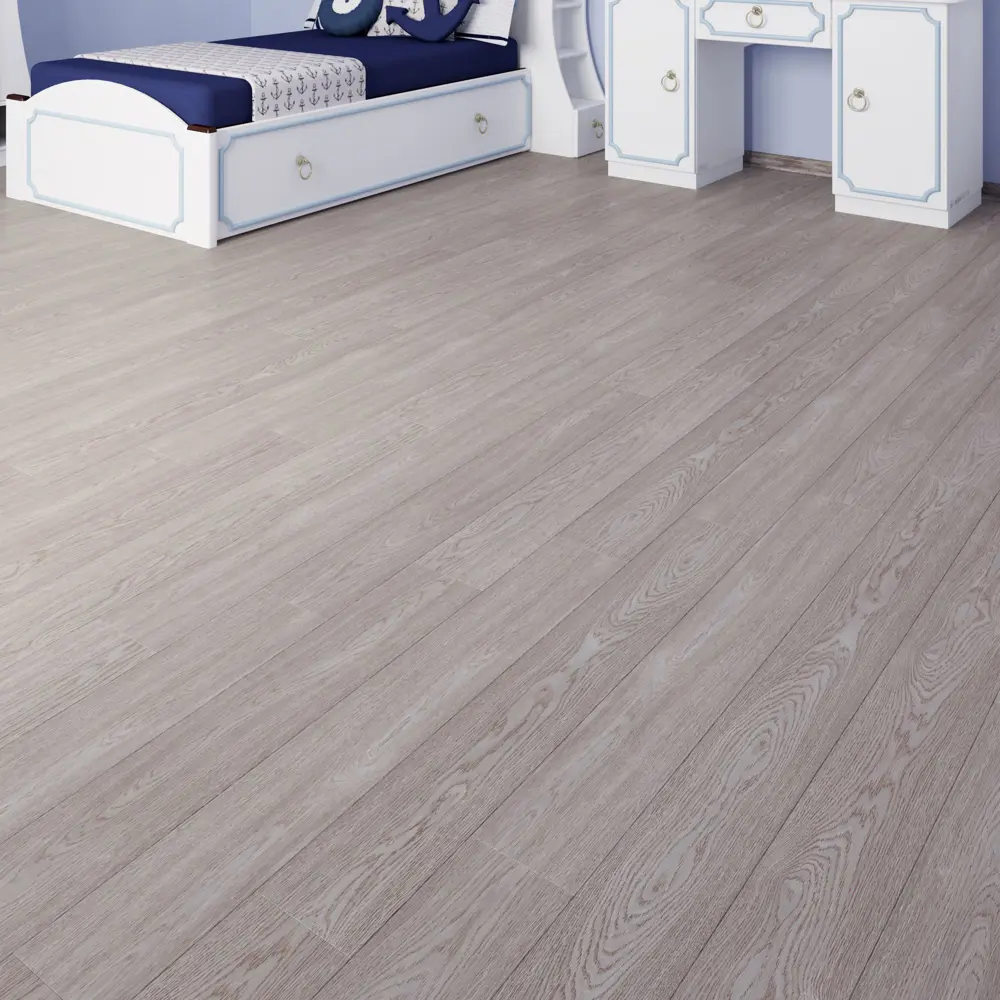 Паркетная доска однополосная «Дуб Сноу ВК» 0.99 м² Barlinek STLM-2171190 - Вид №5