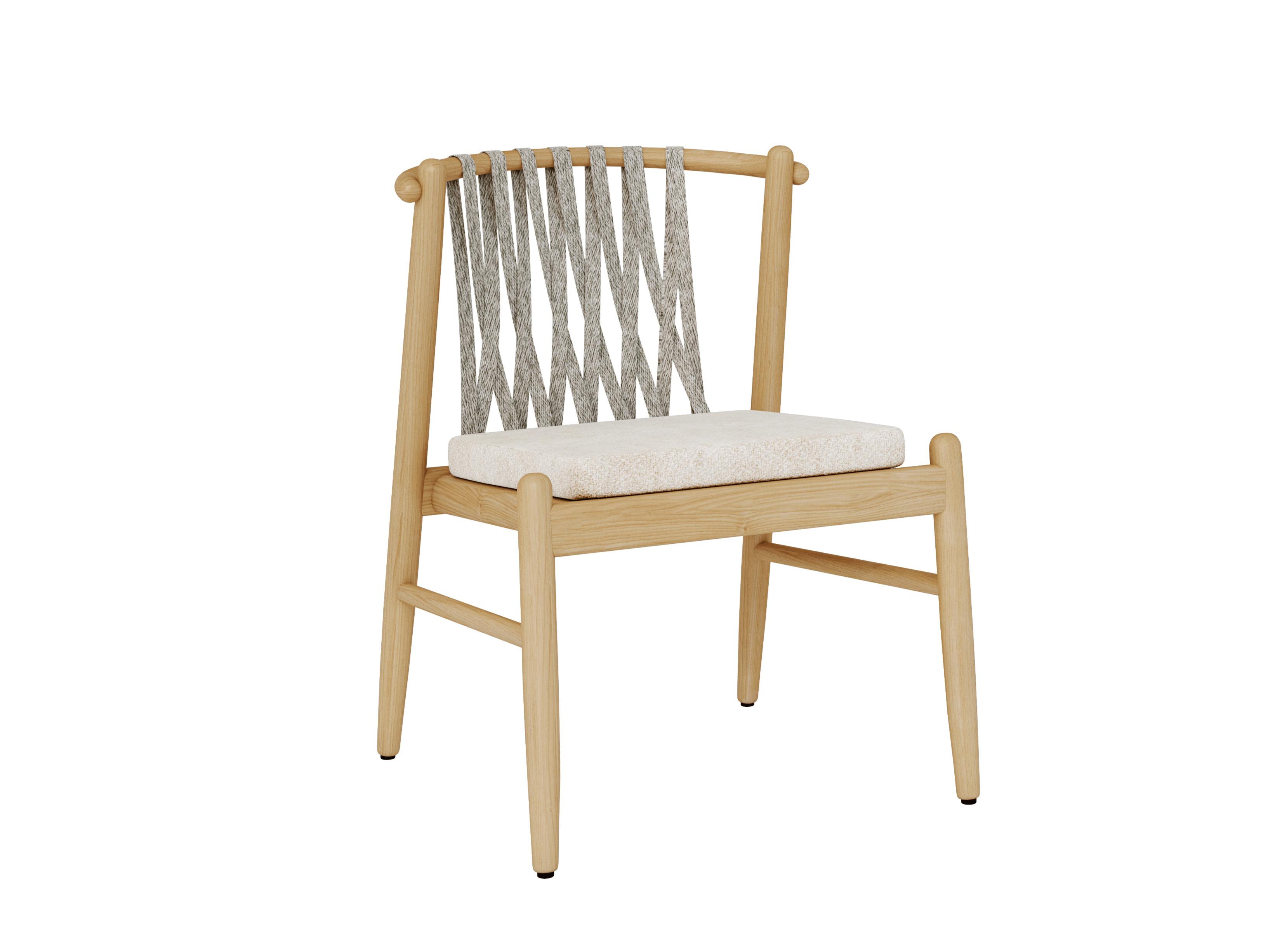 Стул для сада из тикового дерева Jardinico Noa ARCH-00088693