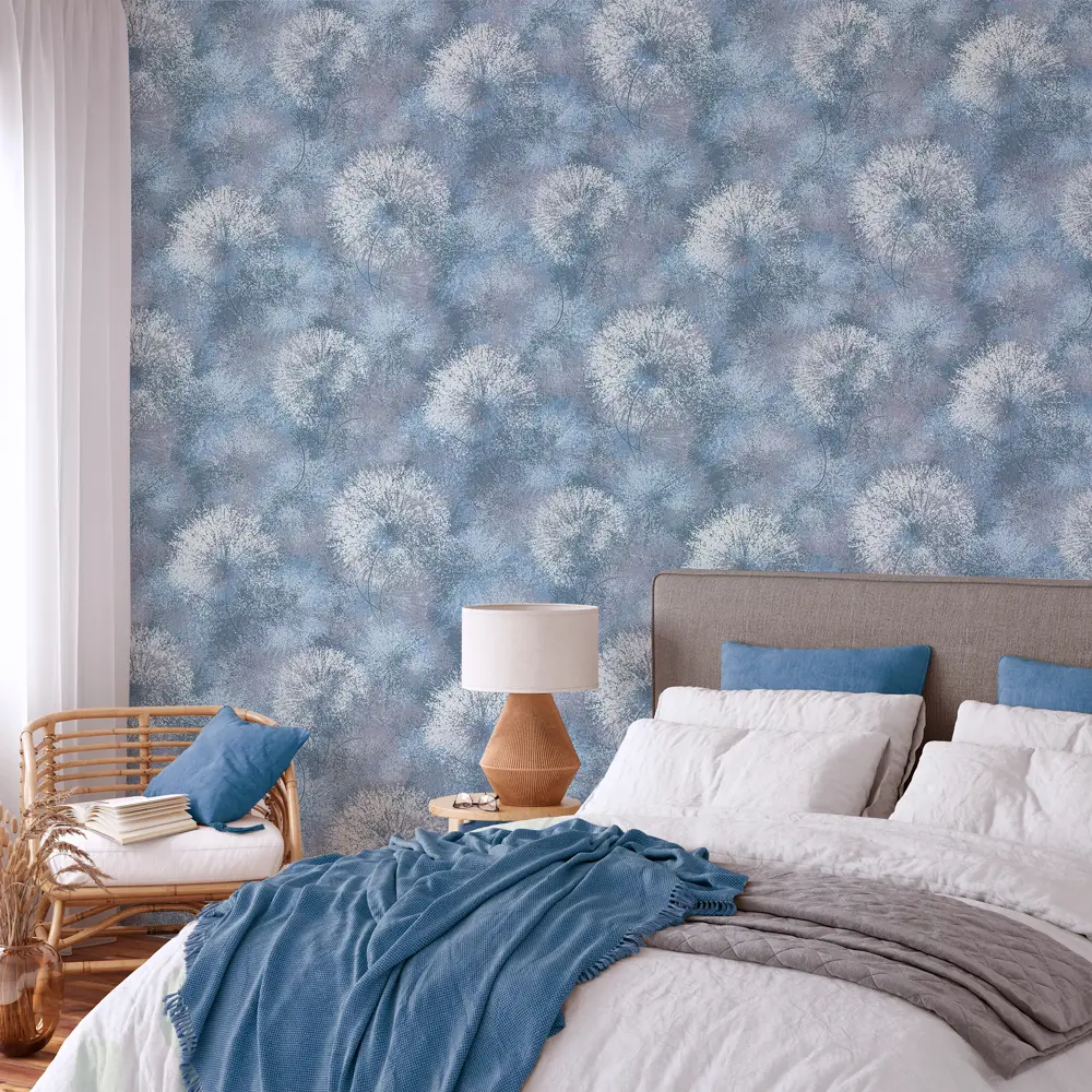Обои флизелиновые Wall Decor Танго синие 1.06 м 75204-66 STLM-2002051 - Вид №2