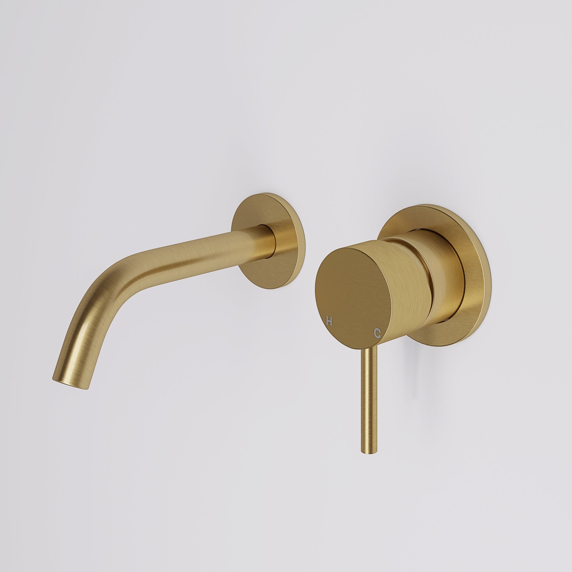 Однорычажный настенный смеситель для раковины с 2 отверстиями LUSSO Luxe ARCH-00103682 - Вид №2