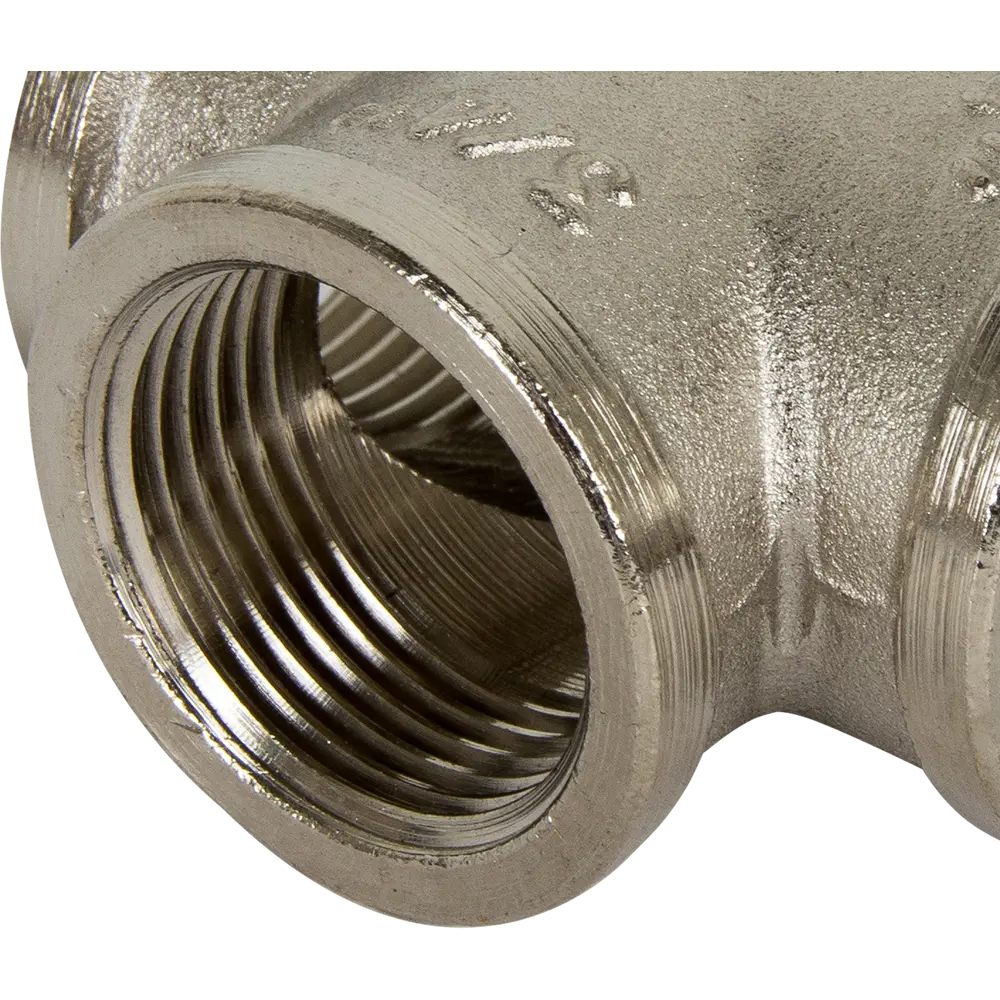 Крестовина Valtec внутренняя резьба 3/4" никелированная латунь VTr.760.N.0005 STLM-2129227 - Вид №1