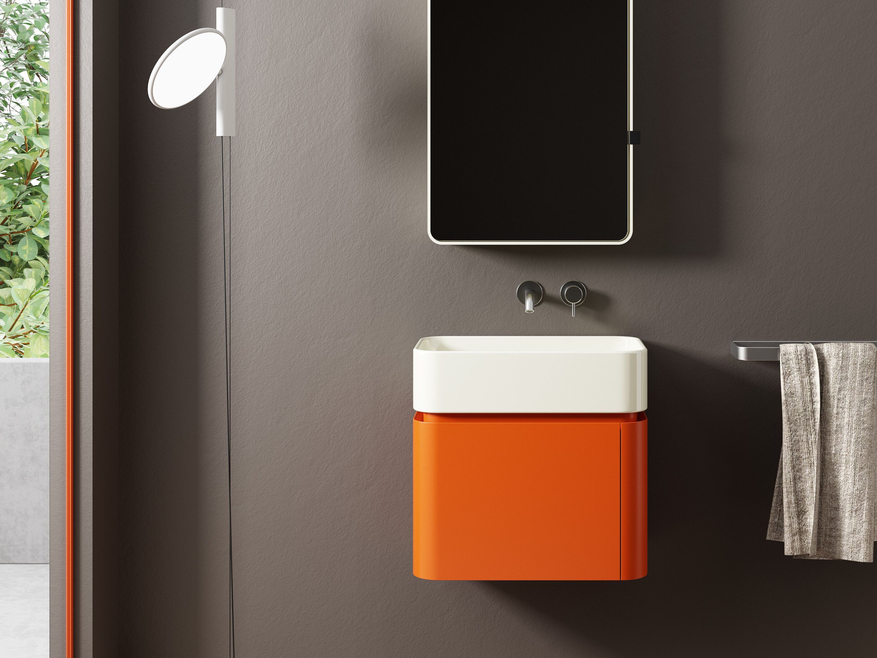 Подвесной умывальник с дверцей Nic Mini Living ARCH-00081701 - Вид №1