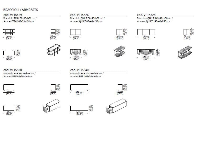 Модульный тканевый диван Vittoria Frigerio BRANDOLINI ARCH-00004613 - Вид №9