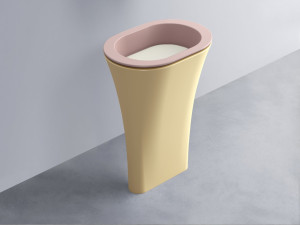 AMLA65-CP+AMPILO-TL+AMCOLO-CN Раковина Amedeo Ovale отдельностоящая cielo Enjoy + Amedeo