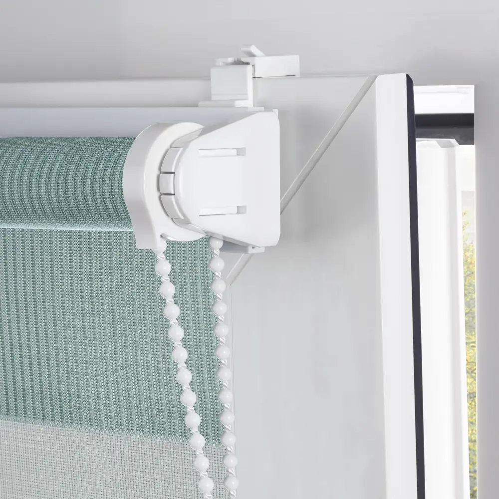 Рулонная штора день-ночь MIAMOZA Петер 60x160 см бирюзовая 89411399 STLM-1569235 - Вид №3