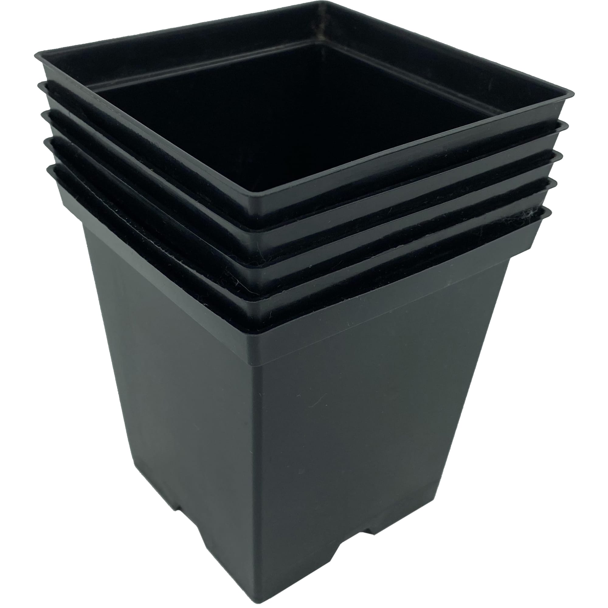 83433680 Горшок для рассады литьевой квадратный, 0.5 л, полипропилен, 5 шт Santreyd 