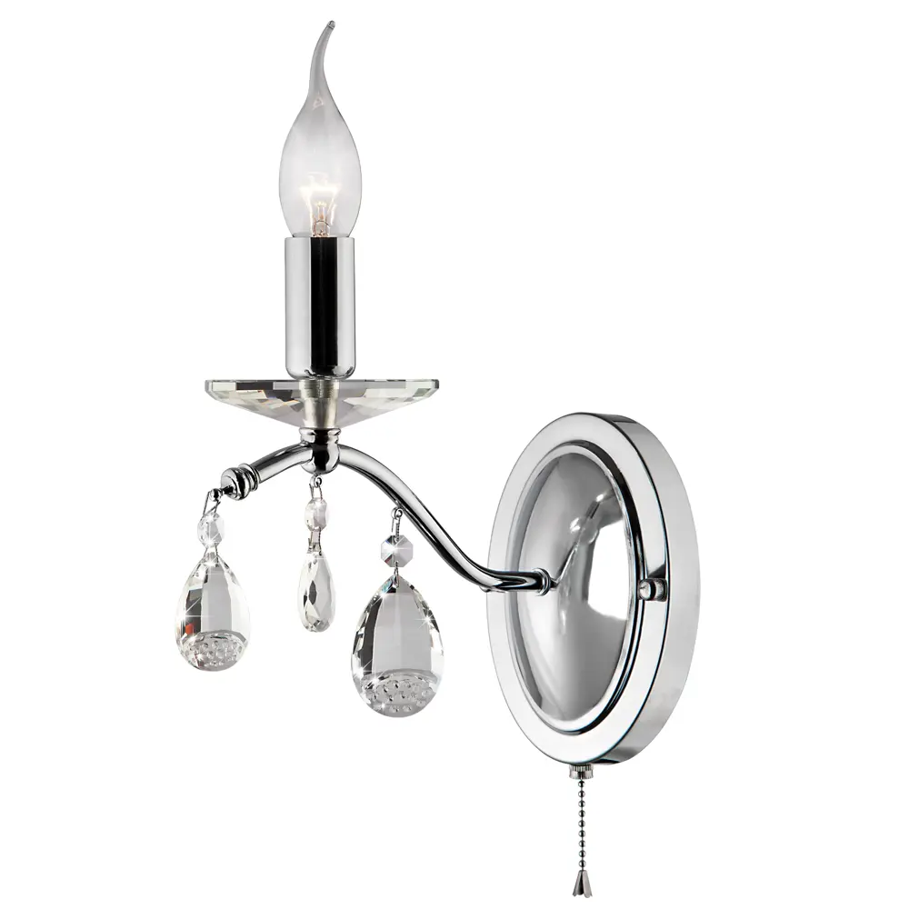 Бра Симфония 1хE14х40 Вт, цвет хром Santreyd STLM-2021960