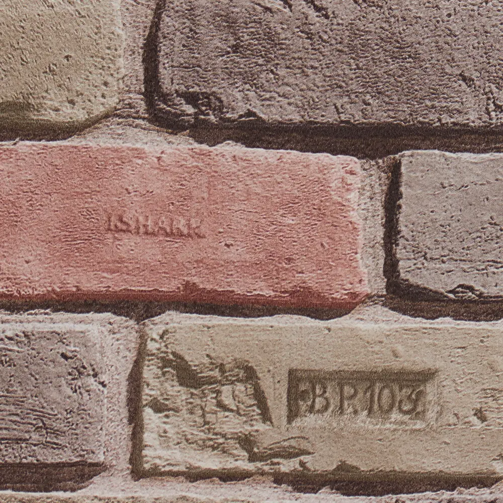 Обои бумажные Кирпичи красные 0.53 м 301-012 Santreyd STLM-2136574 - Вид №1