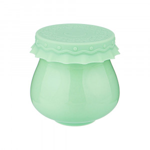359-770 Посуда фарфоровая Баночка Для Меда/Варенья с силиконовой крышкой 1 180 мл Мятная Lefard