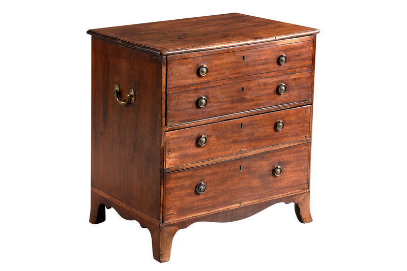 SOR27570 Комод из красного дерева с 3 ящиками ijlbrown  - Вид №1