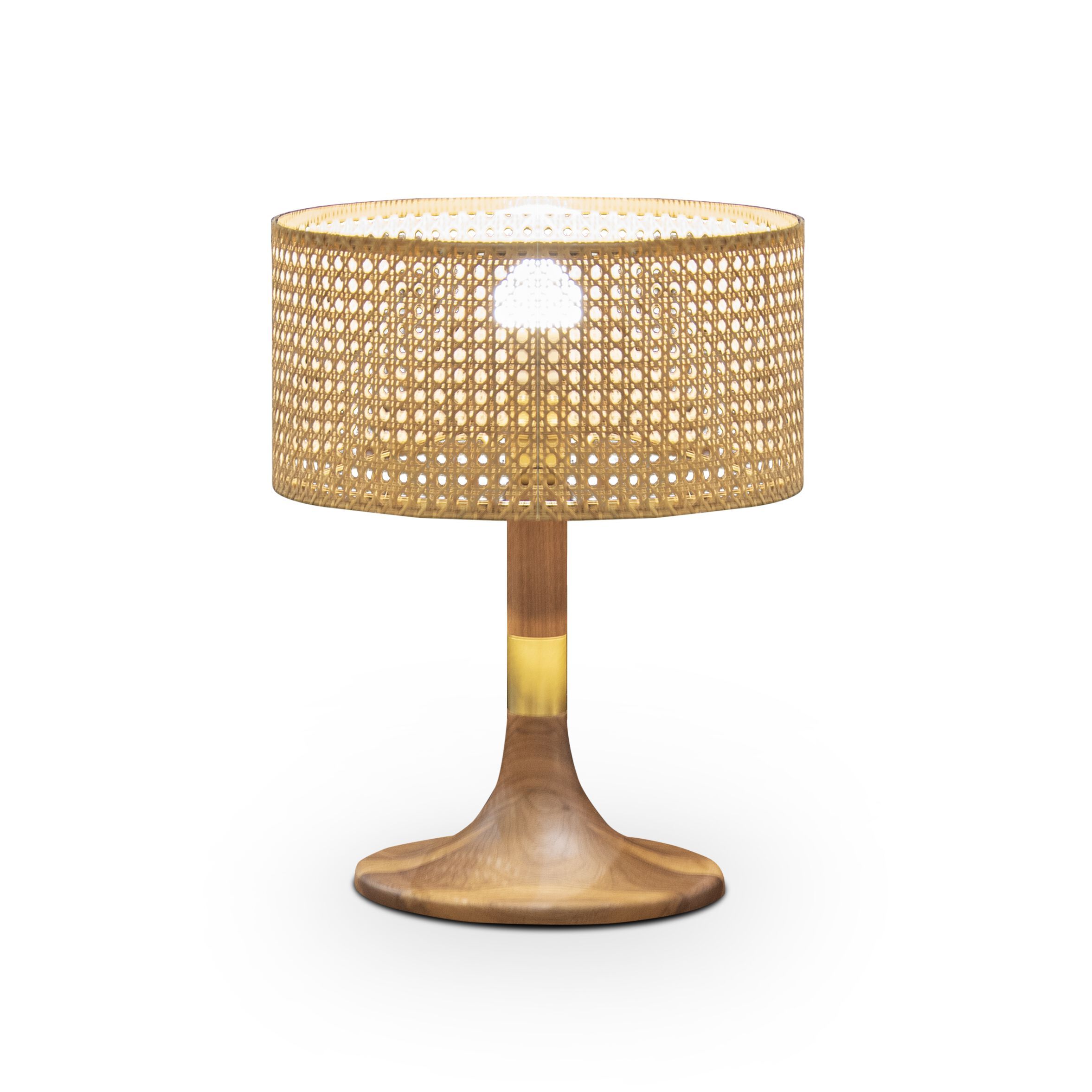 Венская соломенная настольная лампа Formitalia Partagas ARCH-00130663 - Вид №8