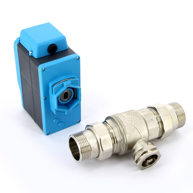 Кран шаровой с разъемными соединениями НН двухходовой MODULO PLUS с сервоприводом EMMETI 1"1/4 01425700 - Вид №3