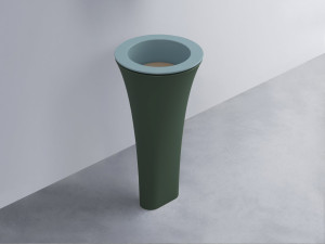 AMLA45-PL+AMPILT-AN+AMCOLT-MU Раковина Amedeo Tondo отдельностоящая cielo Enjoy + Amedeo