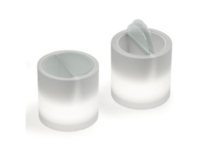 Полиэтиленовый светящийся садовый журнальный столик с держателем льда