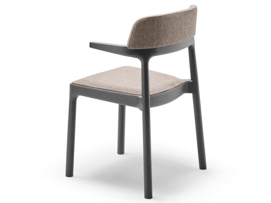 Деревянный штабелируемый стул с мягким сиденьем ALKI ORRIA ARCH-00091551 - Вид №11