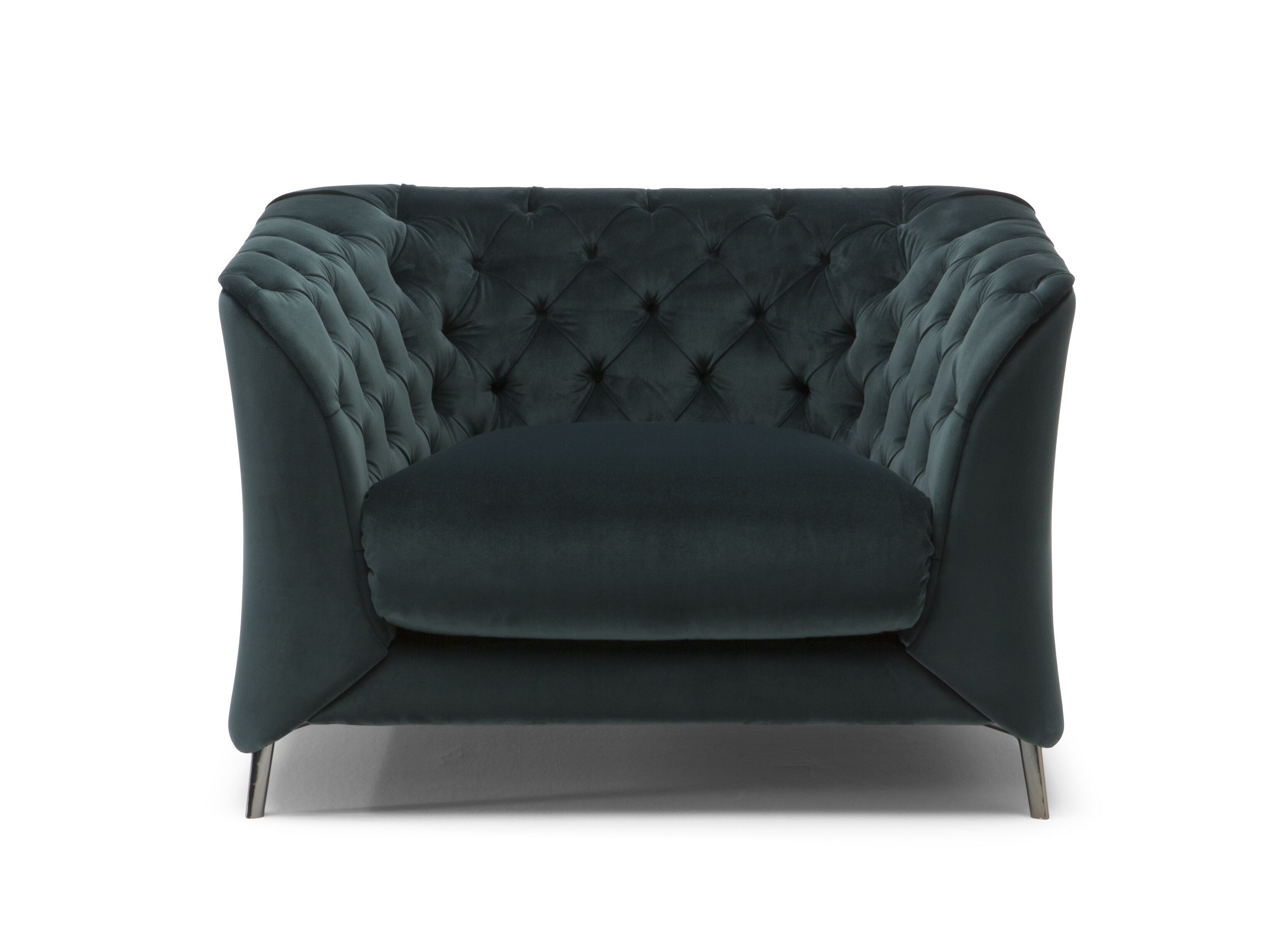 Капитонное кресло с подлокотниками Natuzzi Italia La scala ARCH-00085366