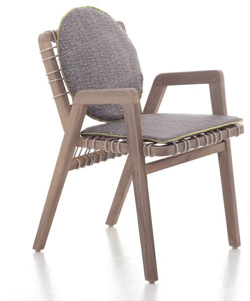 Gervasoni Садовый стул из тика со встроенной подушкой Gervasoni outdoor sun-id-1432791 - Вид №3