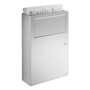 728115 Урна для гигиенических отходов с дозатором бумажных гигиенических пакетов WP137 WAGNER_EWAR A-LINE