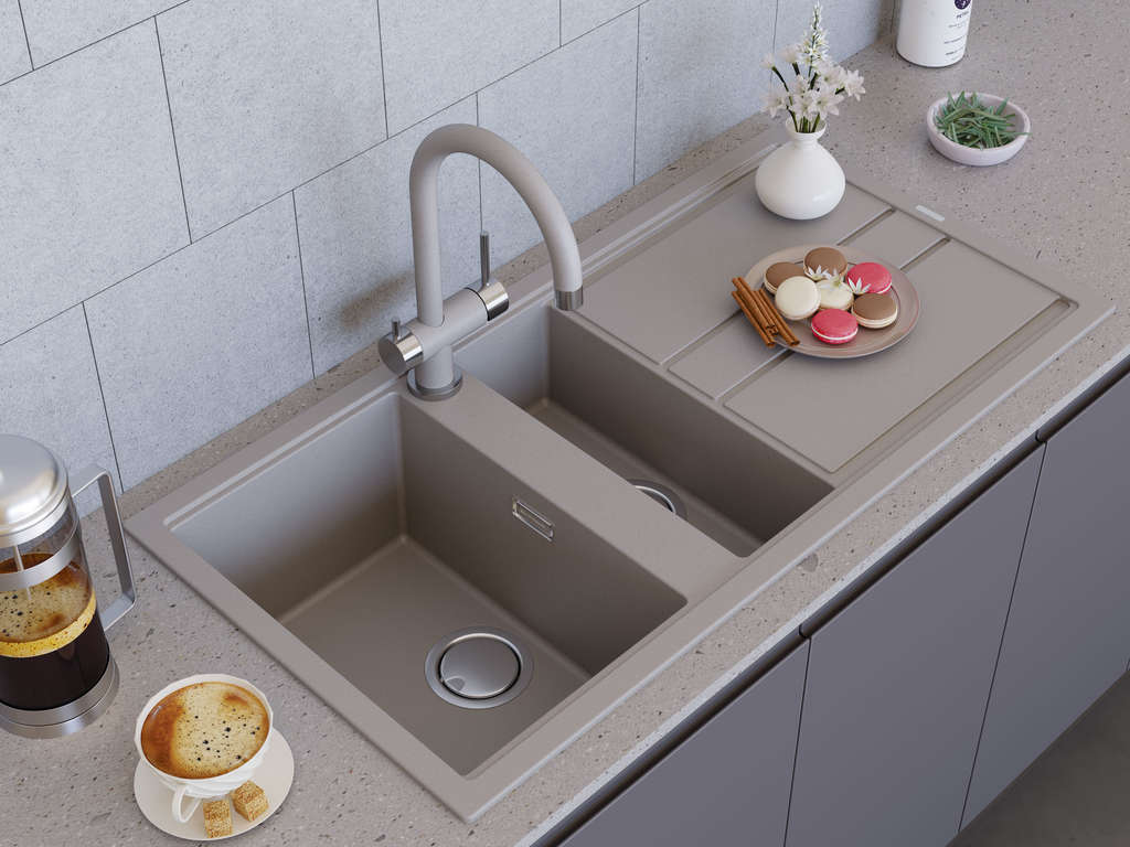 Кухонная мойка Kitagawa 100-2 WH OMOIKIRI 4993803 - Вид №2