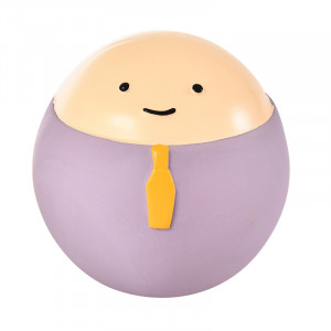 ПР0050059 Игрушка для собак Кругляшок с галстуком с пищалкой 7см латекс Foxie