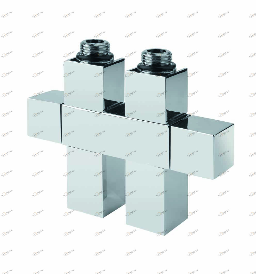 Carlo Poletti V665H10H Держатель прямоугольный, с соединением под стальную трубу 