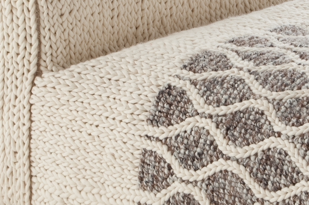 070844 Пуф модульный Rhombus Ivory GAN Mangas Space  - Вид №4