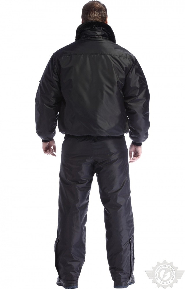 61536 Куртка "Алабама" зимняя черная  Зимняя спецодежда  размер 48-50/170-176  - Вид №5