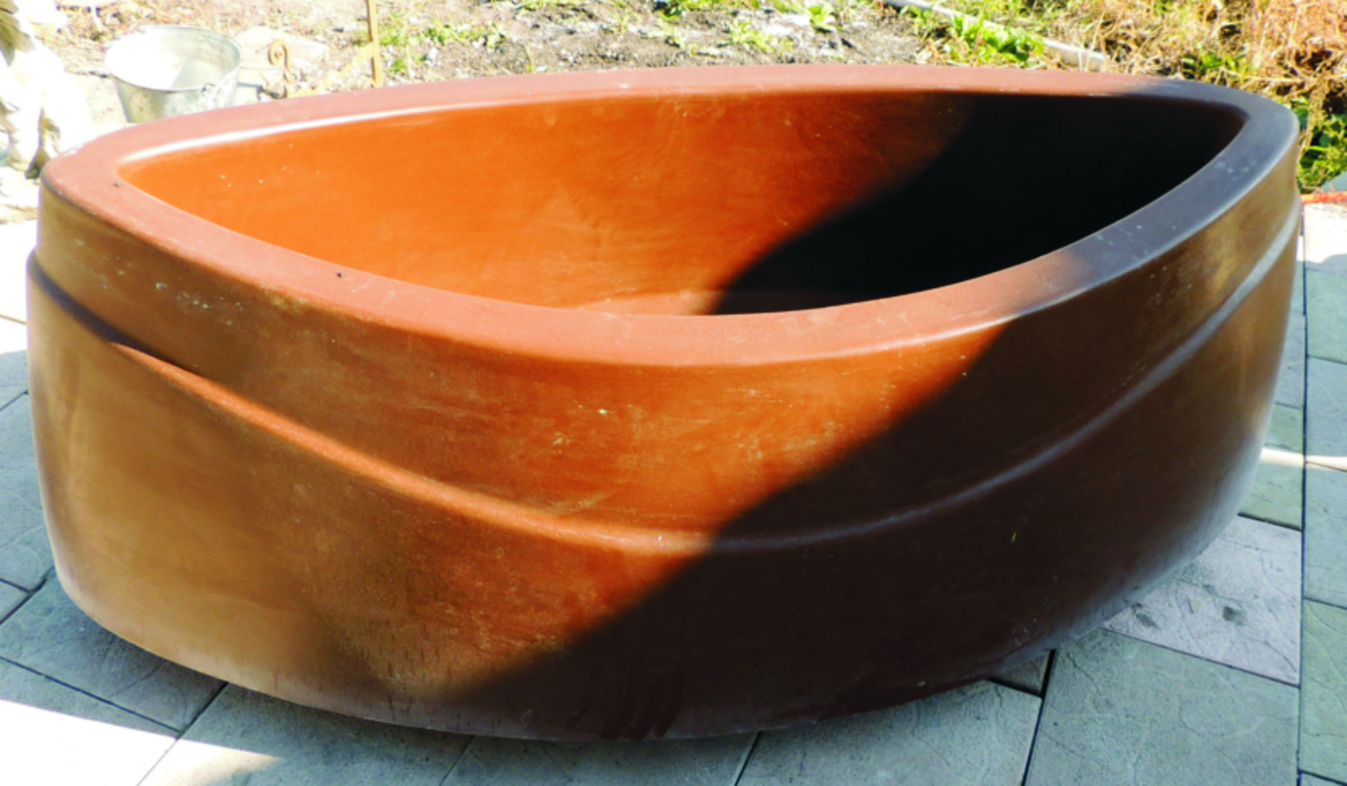 LD101-TCH.CB ЛАДЬЯ цветочница бетонная фигурная LAB.Space  - Вид №1