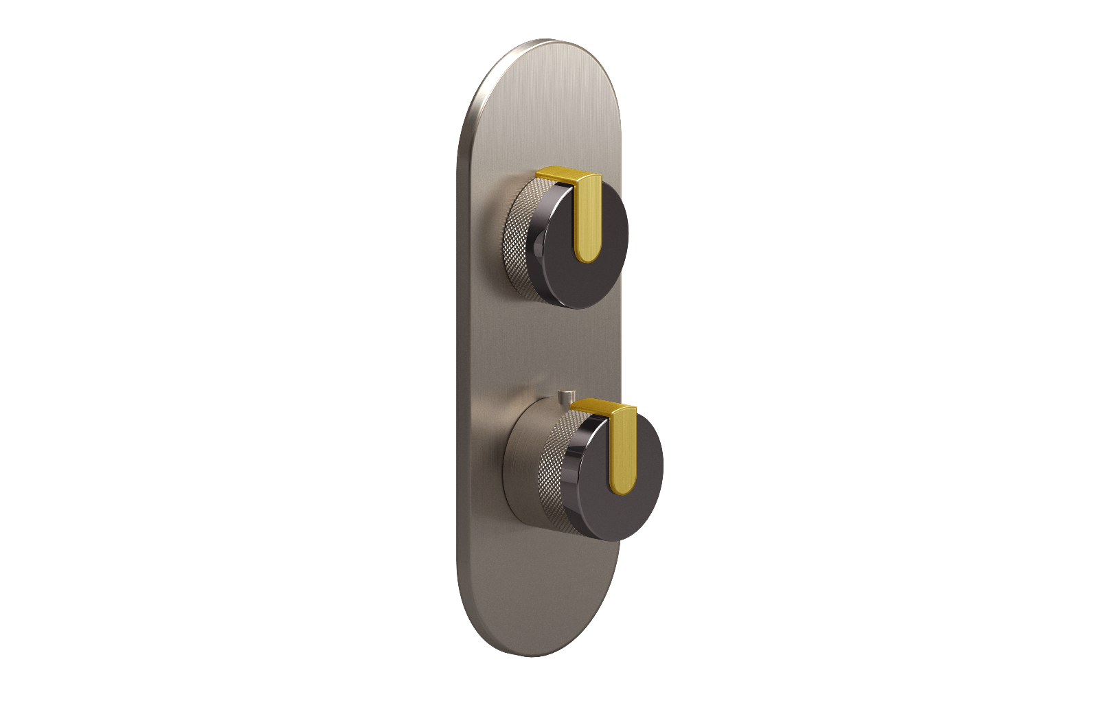 E-8026-R1OXE0-L1BB-BNi-T Планка M-Series с 2 ручками - Внешняя часть GRAFF MOD+