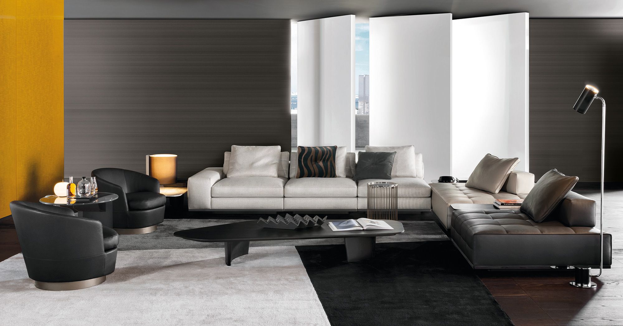 Модульный тканевый диван Minotti ARCH-00049247 - Вид №11