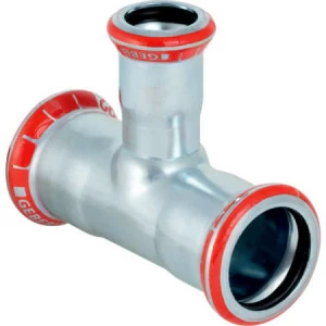 GEBERIT 21223 Тройник переходной Geberit Mapress из углеродистой стали