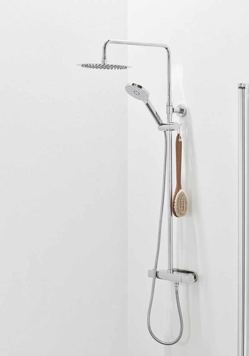 310112 Крыша Душ City Chrome M Душевая Головка 250Мм Noro  Хром  - Вид №1