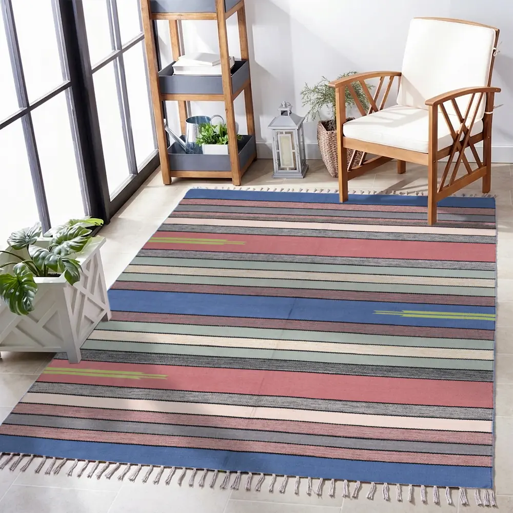 Коврик декоративный KREAFORTA Mysore 120x180 см хлопок цвет бежевый STLM-2027254