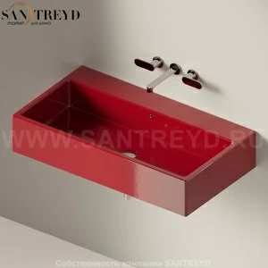 50513011 Подвесная раковина настенная прямоугольная Ceramica Flaminia Acquagrande