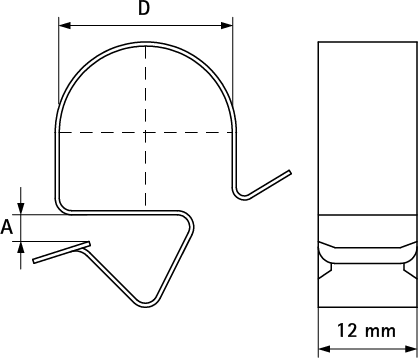 52091214 Крепление для электромонтажа Britclips® GAM8 Клипсы для стальных балок для балок WALRAVEN  - Вид №1