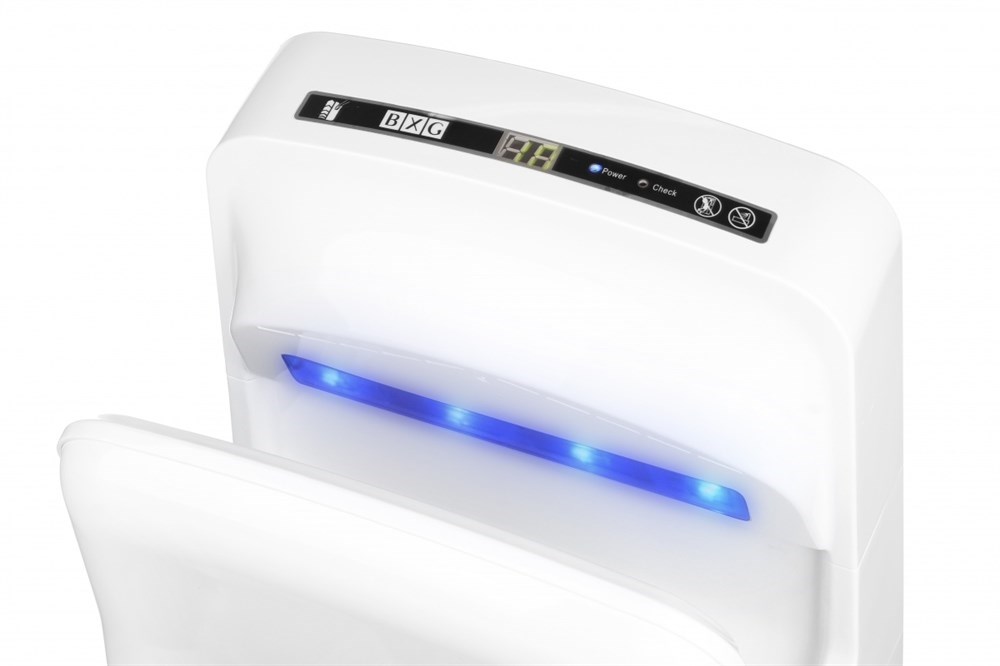 BXG-JET-7000 - сушилка для рук высокоскоростная белая BXG  - Вид №2