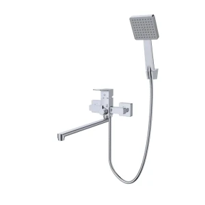 89398609 Смеситель для ванны Iddis BRESB00i10 однорычажный с лейкой и шлангом цвет хром