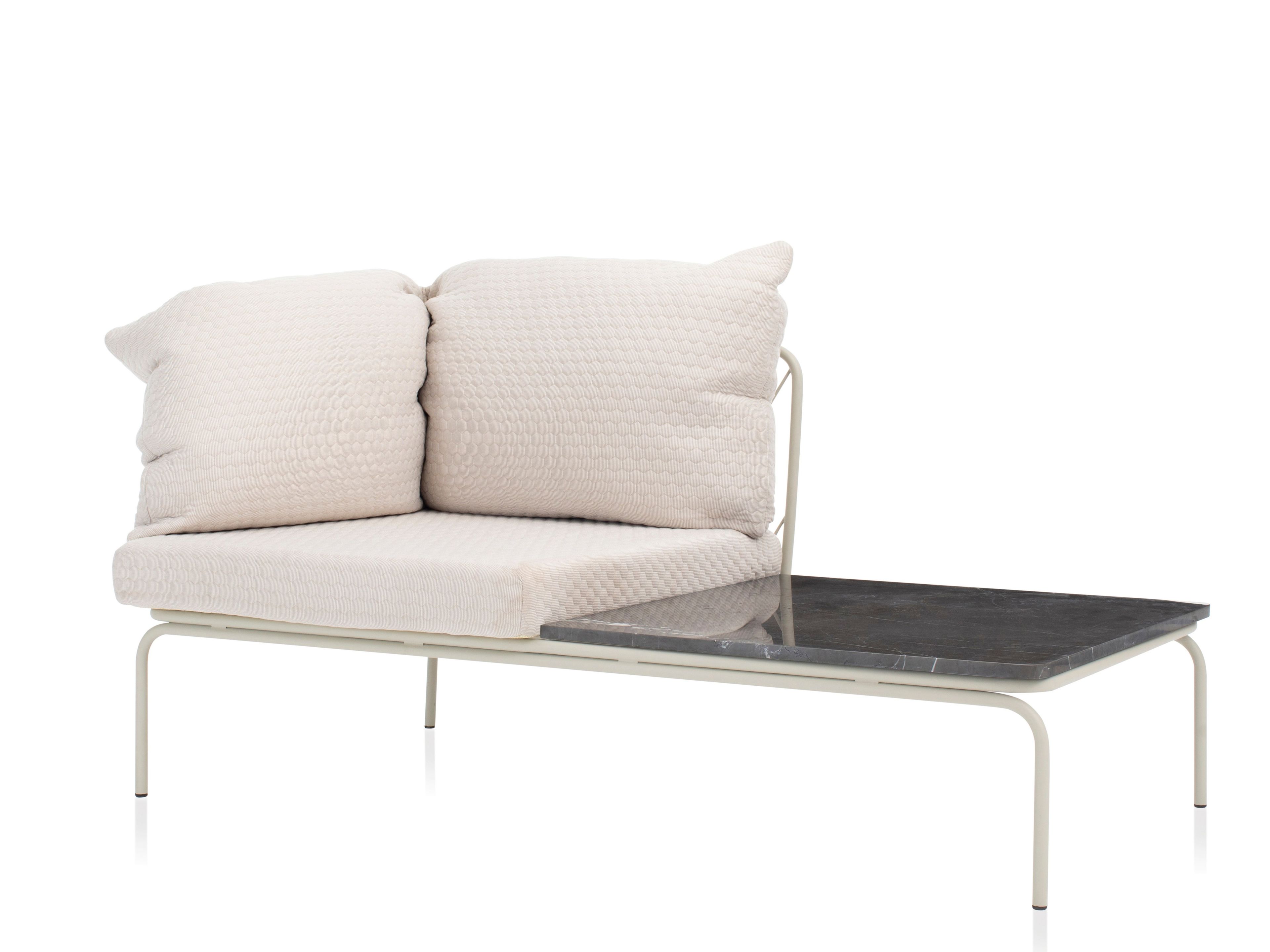 Секционное кресло из ткани с мраморной стойкой для журналов Garda Furniture Ataman ARCH-00113839 - Вид №1