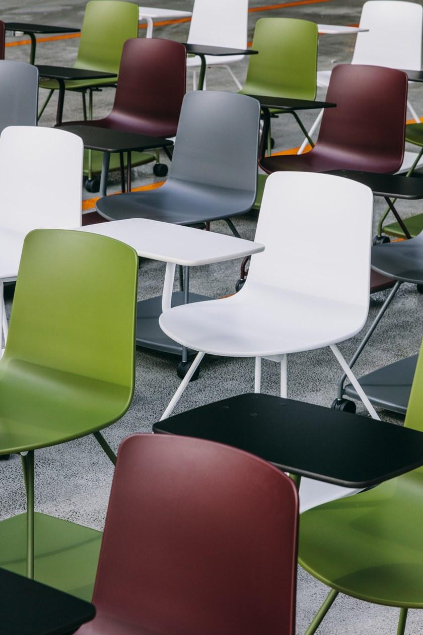 ENEA Стул для конференций из полипропилена с ящиком для хранения Tray sun-id-1463772 - Вид №8