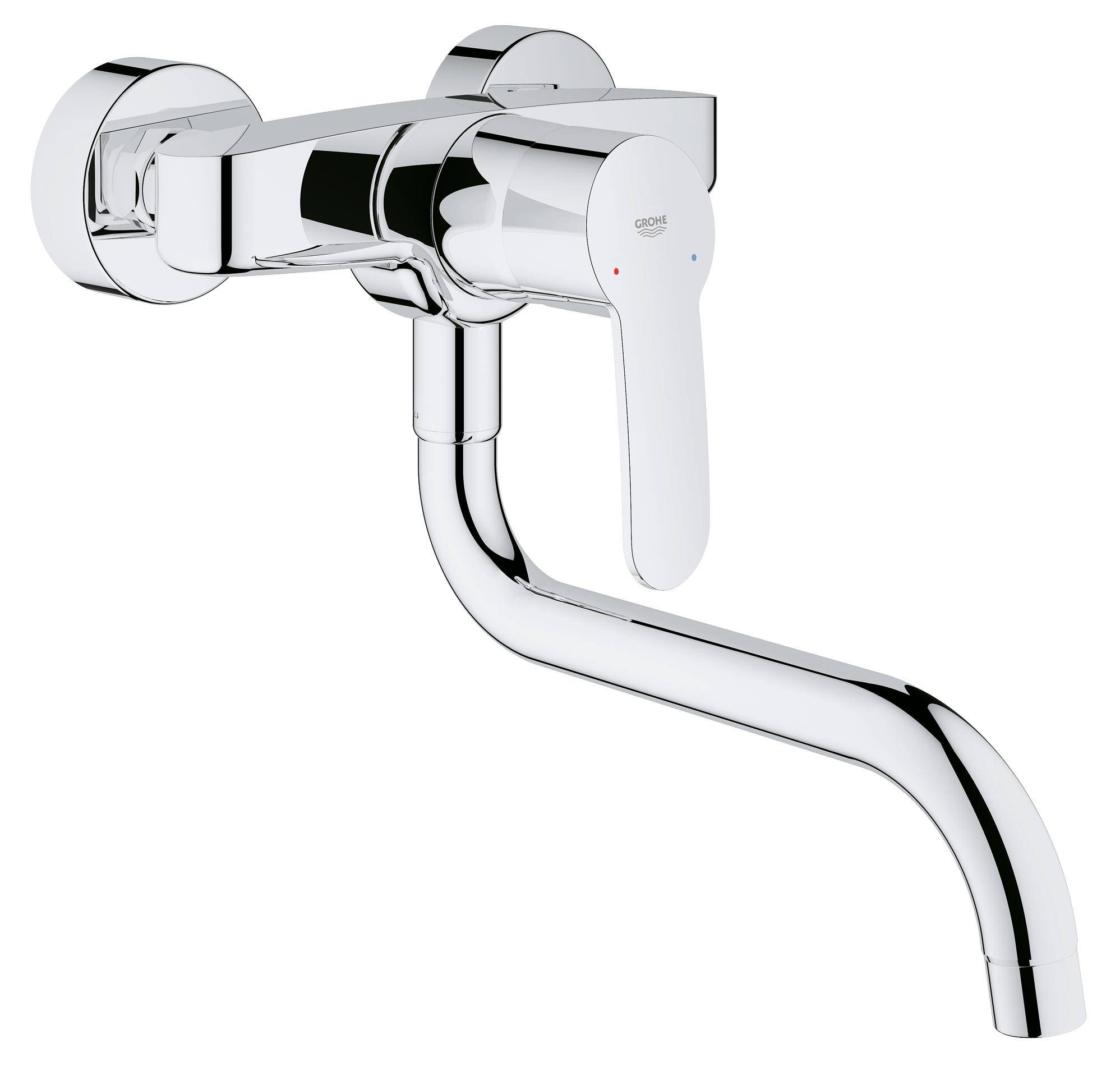Смеситель для кухни GROHE Eurostyle Cosmopolitan, настенный, хром (33982002)