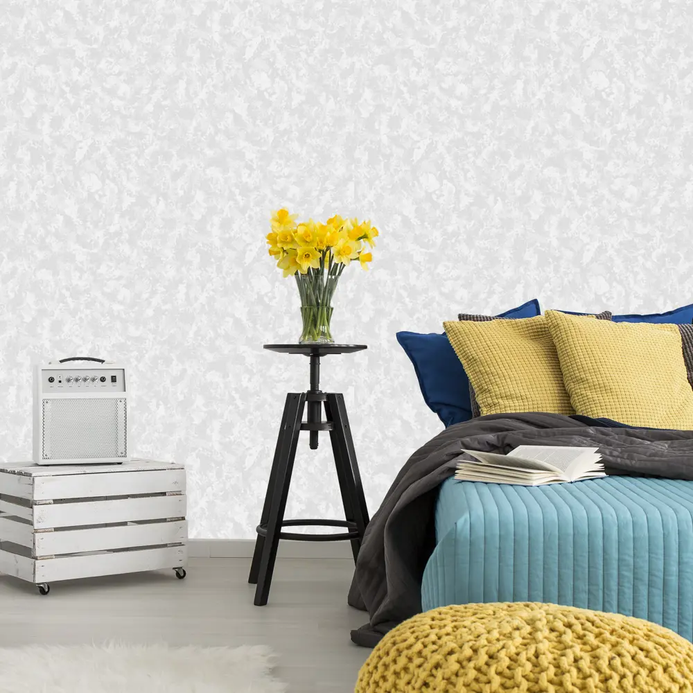 Обои флизелиновые Розы серые 0.53 м 70106-140 Santreyd STLM-2179758 - Вид №2