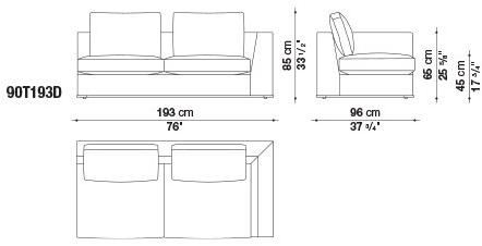 Maxalto Диван из ткани Otium sun-id-1372446 - Вид №5