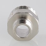 VTr.580.N.0302 Фитинг резьбовой – ниппель переходной Valtec 3/8" х 1/4"  - Вид №2
