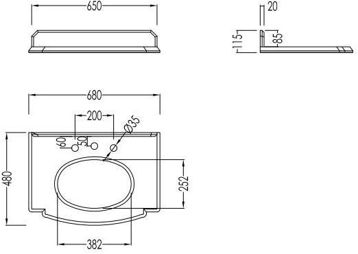 Devon&Devon Лаковая тумба под умывальник с ящиками sun-id-1367376 - Вид №2