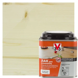 Лак для столешниц V33 бесцветный 0.5 л